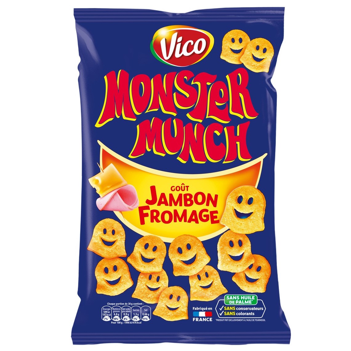 Monster Munch goût Jambon/Fromage